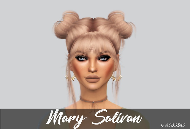 Sims 4 Mary Salivan at MSQ Sims