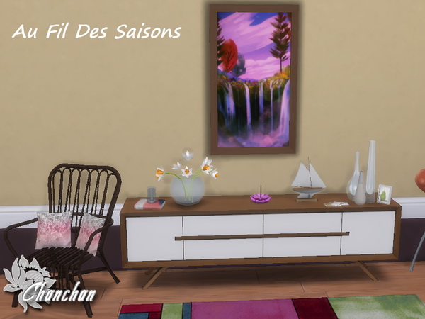 Sims 4 Through Seasons paintings by Chanchan24 at Sims Artists