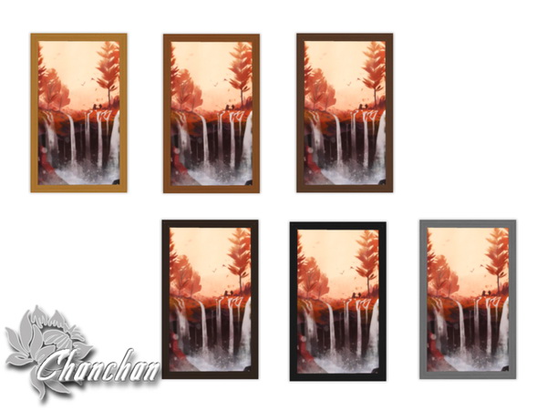 Sims 4 Through Seasons paintings by Chanchan24 at Sims Artists