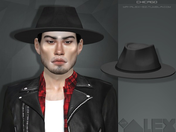 Sims 4 Chicago hat by Mr.Alex at TSR