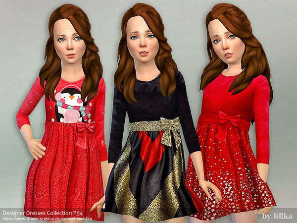 Sims 4 Designer Dresses Collection P94 by lillka at TSR
