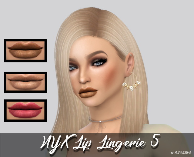 Sims 4 Lipstick #5 at MSQ Sims