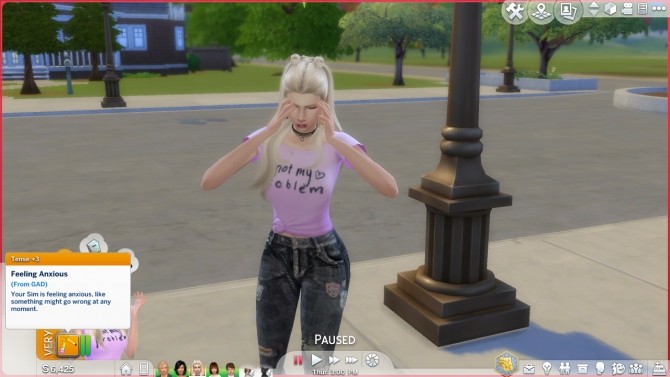 Sims 4 Sklyinns Anxiety Trait Updated by Simsbunny19 at Mod The Sims