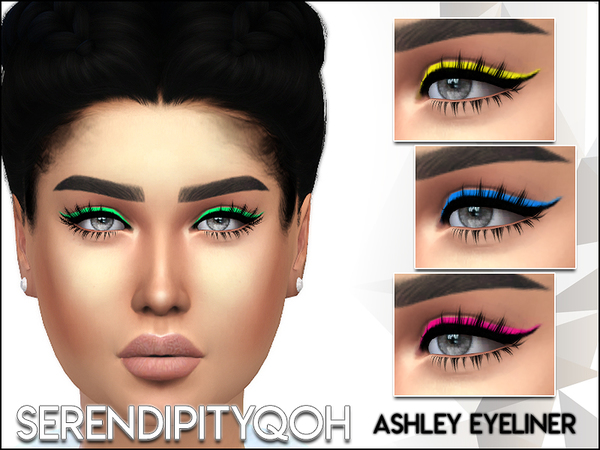 Sims 4 Ashley Eyeliner by SerendipityQOH at TSR