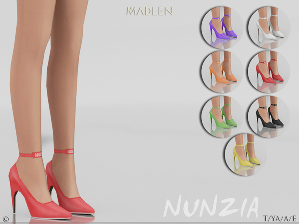 Sims 4 Madlen Nunzia Shoes by MJ95 at TSR