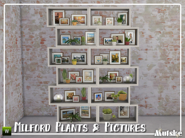 Sims 4 Milford Plants and Pictures by mutske at TSR