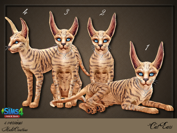 Sims 4 Cat Ears by MahoCreations at TSR