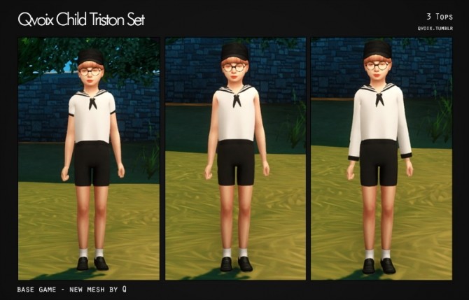 Sims 4 Triston Set kids at qvoix – escaping reality
