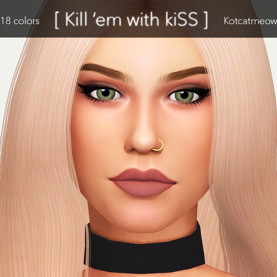 Sims 4 KILL‘EM WITH KISS Collection at KotCatMeow