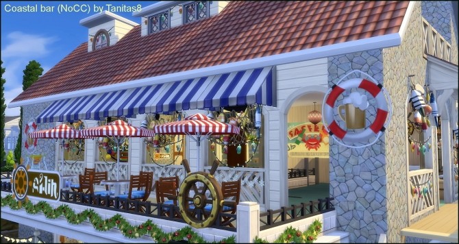 Sims 4 Coastal bar at Tanitas8 Sims