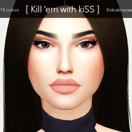Sims 4 KILL‘EM WITH KISS Collection at KotCatMeow