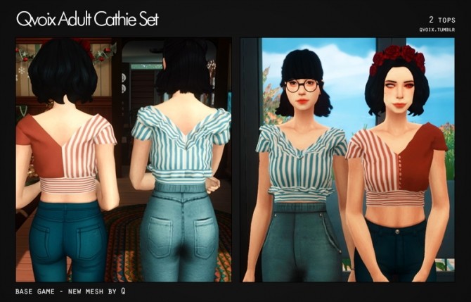 Sims 4 Cathie Set at qvoix – escaping reality