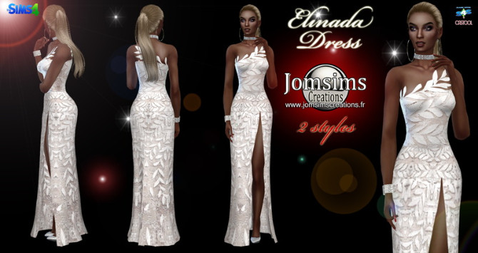 Sims 4 Elinada dress at Jomsims Creations