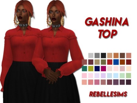 Gashina Top by Rebellesims at TSR