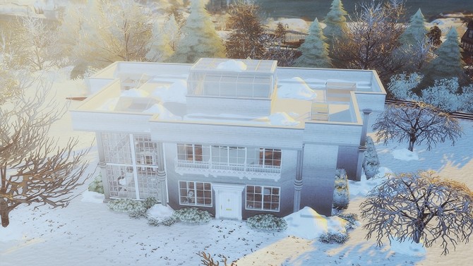 Sims 4 #94 Winter Cardinal house at SoulSisterSims