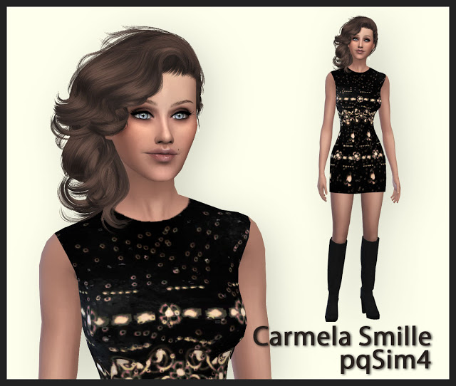 Sims 4 Carmela Smille at pqSims4
