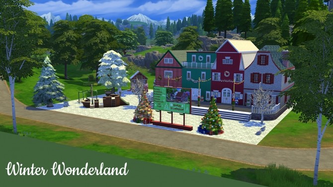 Sims 4 Winter Wonderland by Simmiller at Mod The Sims