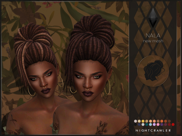 Sims 4 Nala hair by Nightcrawler at TSR