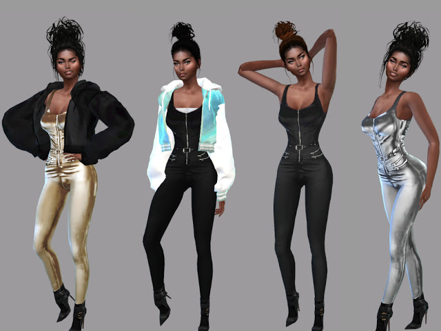 Sims 4 Leather Collection at Teenageeaglerunner