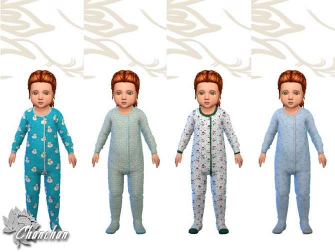 Sims 4 Christmas onesie by Chanchan24 at Sims Artists