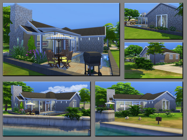 Sims 4 MB Standard of Comfort house by matomibotaki at TSR