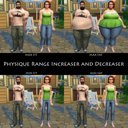 Physique Range Increaser and Decreaser by df1112 at Mod The Sims