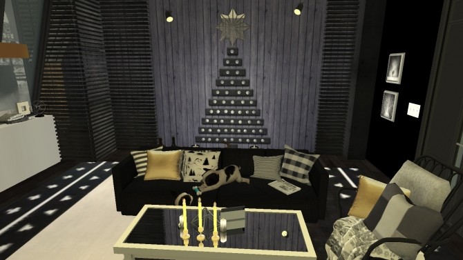 Sims 4 Goldie livingroom by Rissy Rawr at Pandasht Productions