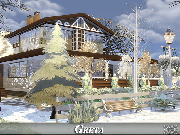 Sims 4 Greta house by Danuta720 at TSR