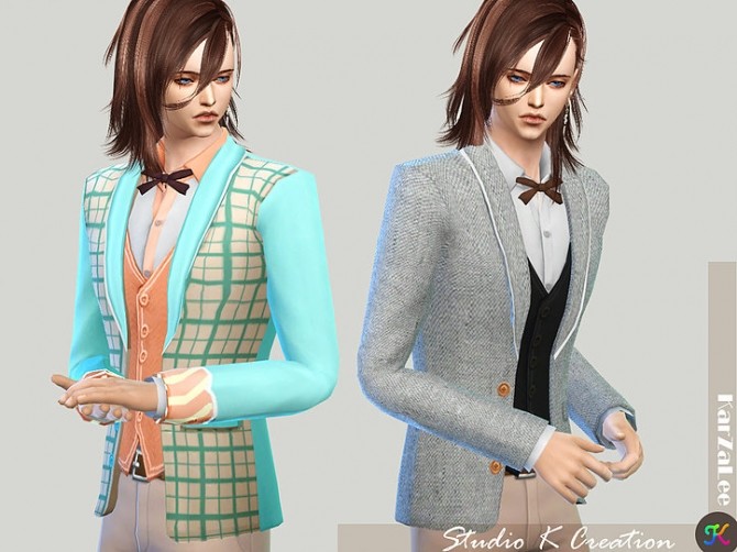 Sims 4 Giruto 40 Slim Suit for men at Studio K Creation