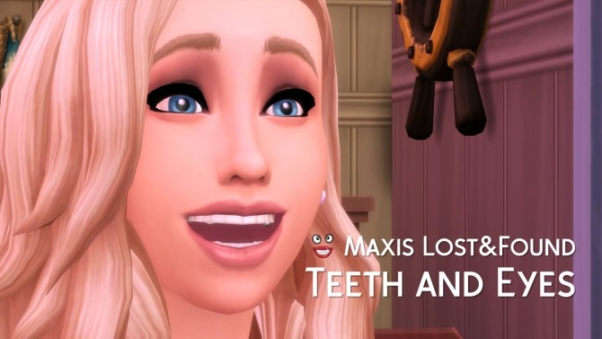 Sims 4 MaxisMatch Eyes and Teeth by littledica at Mod The Sims