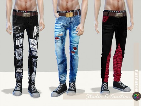 Giruto 42 Slim fit Jeans at Studio K-Creation » Sims 4 Updates