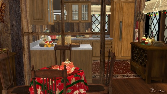 Sims 4 FOREST HOUSE at Angelina Koritsa