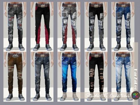 Giruto 42 Slim fit Jeans at Studio K-Creation » Sims 4 Updates