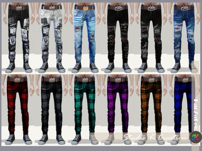 Giruto 42 Slim fit Jeans at Studio K-Creation » Sims 4 Updates