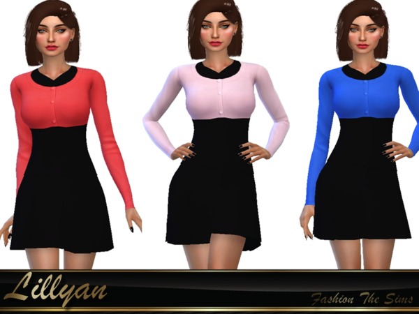 Sims 4 Dresses by LYLLYAN at TSR