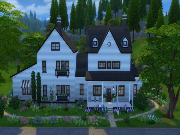 Sims 4 Serenity Point house by staralien at TSR