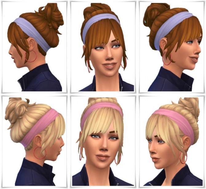 Sims 4 Clean Bangs female hair at Birksches Sims Blog