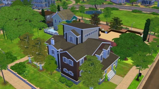 Sims 4 Bulstrode boulevard home NO CC by iSandor at Mod The Sims