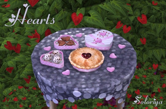 Sims 4 Hearts sweet clutter at Soloriya