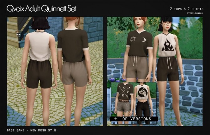 Sims 4 Quinnett Set at qvoix – escaping reality