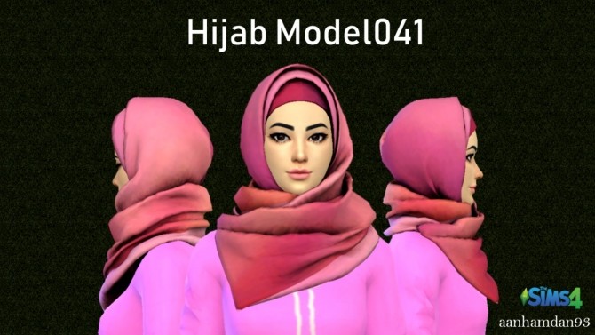 Sims 4 Hijab Model041 & 042 at Aan Hamdan Simmer93