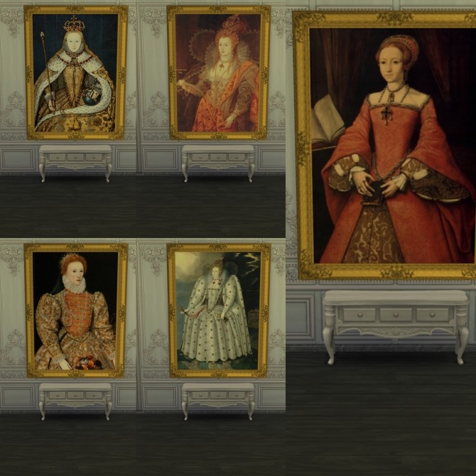 Sims 4 Historical Portraits by meleah at Mod The Sims