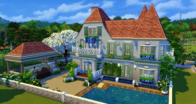 Sims 4 Hampton house at Studio Sims Creation