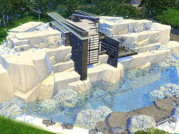 Sims 4 PENGUIN house by dasie2 at TSR