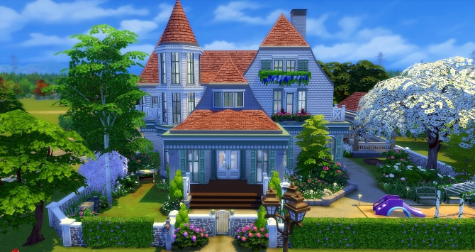 Hampton house at Studio Sims Creation » Sims 4 Updates