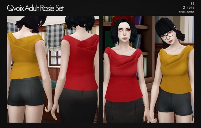 Sims 4 Rosie Set A at qvoix – escaping reality