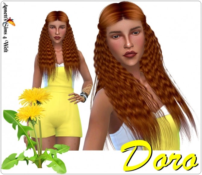 Sims 4 Model Doro at Annett’s Sims 4 Welt