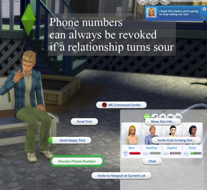 Sims 4 Unlisted Phone Numbers by scumbumbo at Mod The Sims