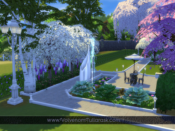 Sims 4 Blue Morpho House by Volvenom at TSR
