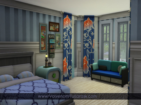 Sims 4 Blue Morpho House by Volvenom at TSR